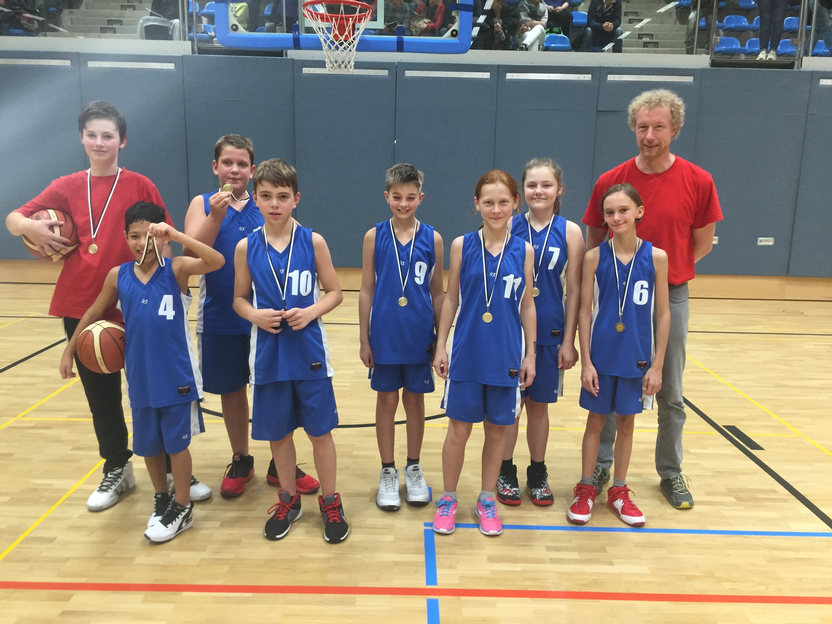 U12 des WTV bei internationaler Basketball „Kids Trophy T71“ in Dudelange